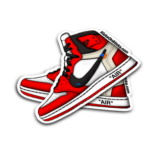 Jordan 1 "Off-White" Chicago Sneaker Sticker