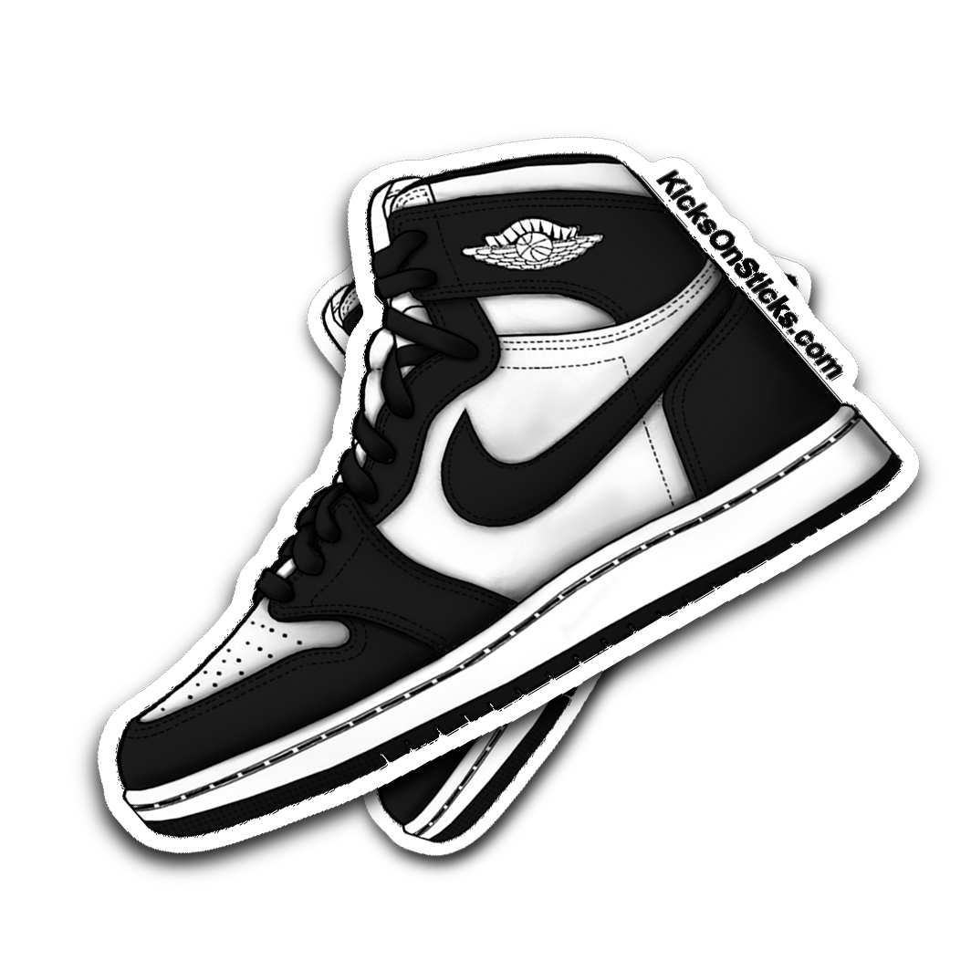 Jordan 1 "Panda" Sneaker Sticker
