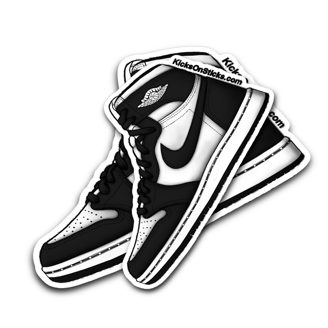 Jordan 1 "Panda" Sneaker Sticker