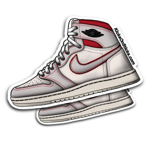 Jordan 1 "Phantom Gym Red" Sneaker Sticker