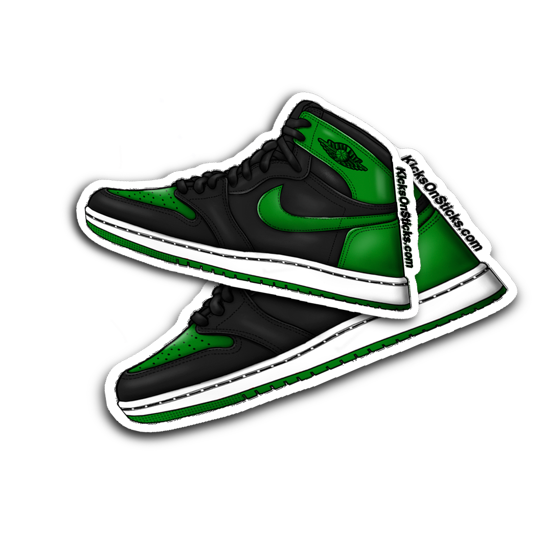 Jordan 1 "Pine Green" Sneaker Sticker
