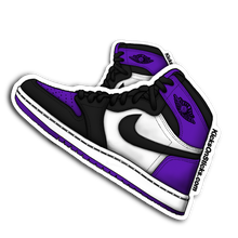 Jordan 1 "Purple Toe" Sneaker Sticker