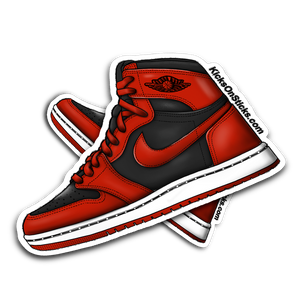 Jordan 1 "Reverse Bred" Sneaker Sticker