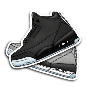 Jordan 3 "3Lab5" Black Sneaker Sticker