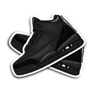 Jordan 3 "Black Cat" Sneaker Sticker