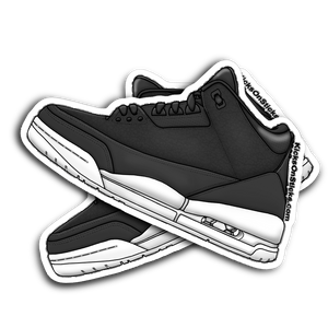 Jordan 3 "Cyber Monday" Sneaker Sticker