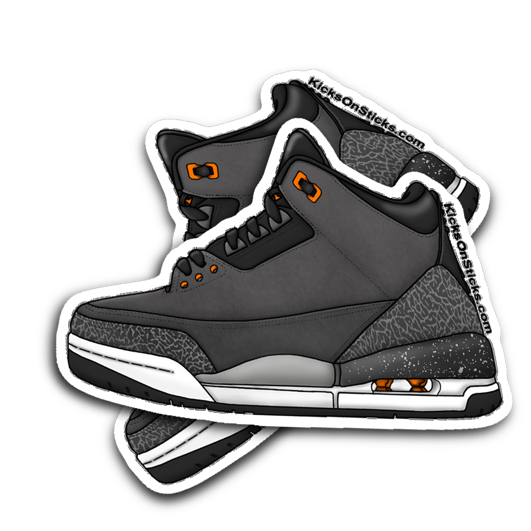 Jordan 3 "Fear" Sneaker Sticker