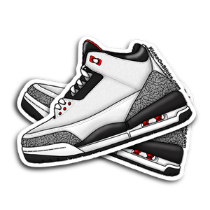 Jordan 3 "Infrared" Sneaker Sticker