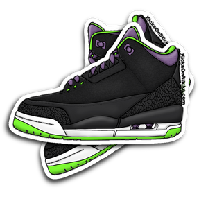 Jordan 3 "Joker" Sneaker Sticker