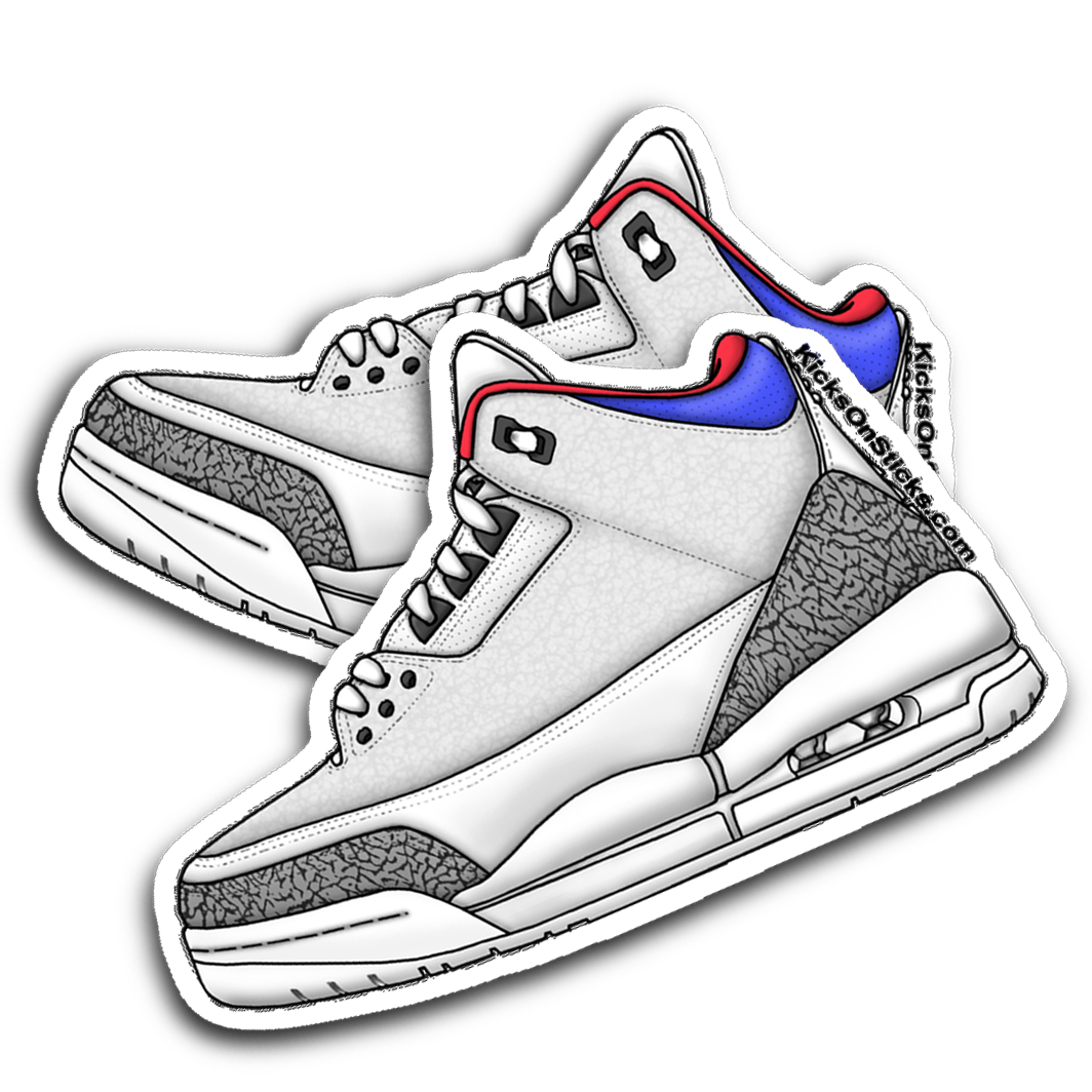 Jordan 3 "Seoul" Sneaker Sticker