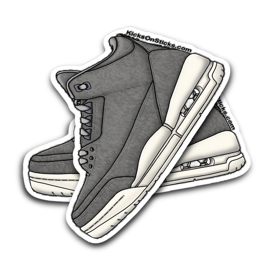 Jordan 3 "Wool" Sneaker Sticker