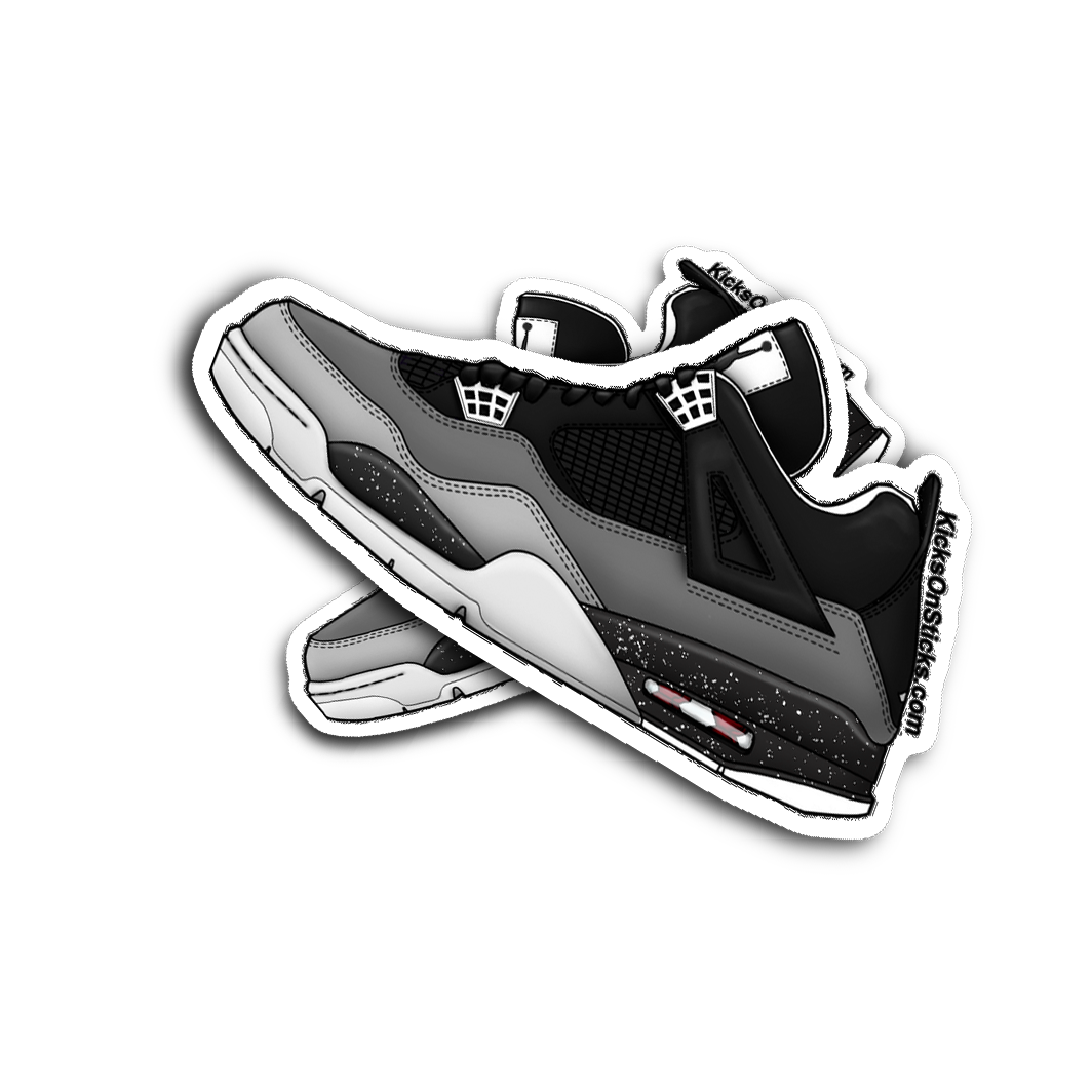 Jordan 4 "Fear" Sneaker Sticker