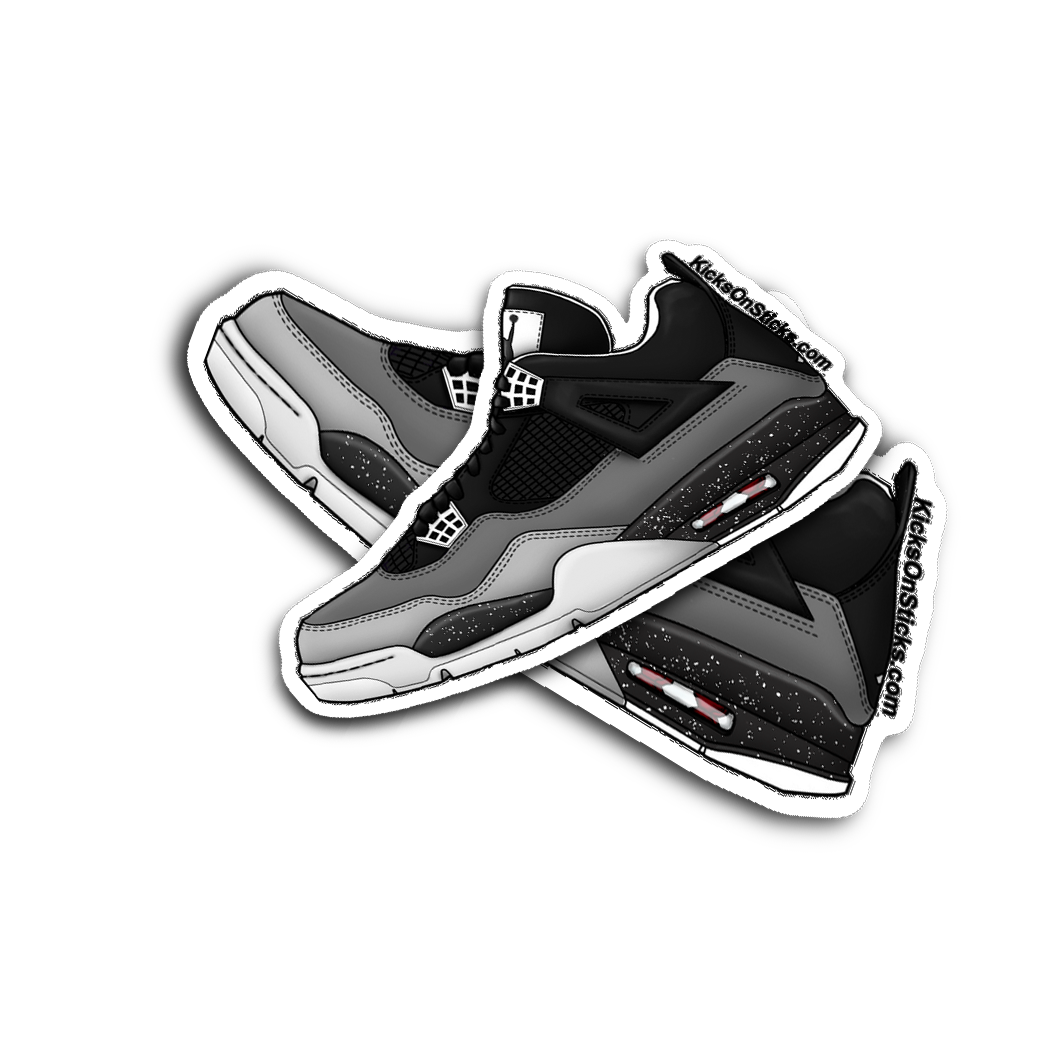 Jordan 4 "Fear" Sneaker Sticker
