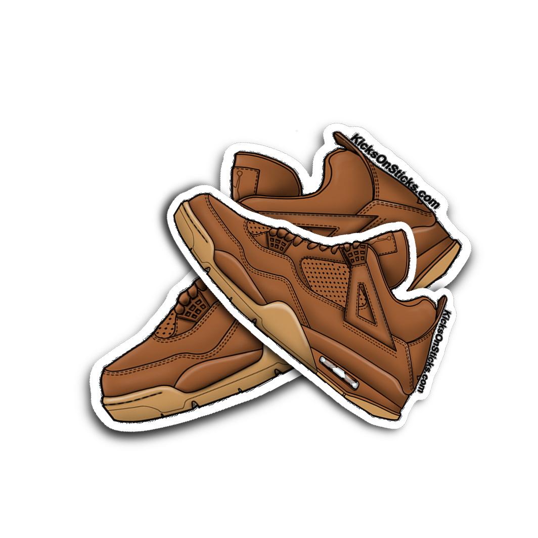 Jordan 4 "Ginger" Sneaker Sticker