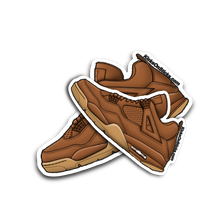 Jordan 4 "Ginger" Sneaker Sticker