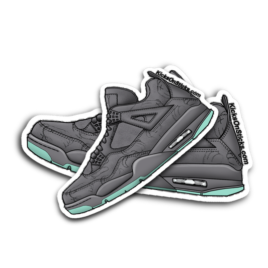 Jordan 4 "Kaws Grey" Sneaker Sticker