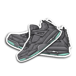 Jordan 4 "Kaws Grey" Sneaker Sticker