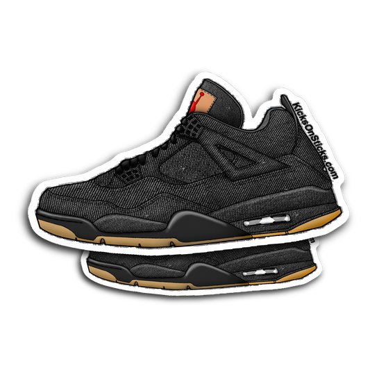 Jordan 4 "Levi Black" Sneaker Sticker