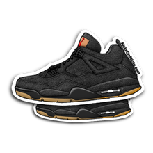Jordan 4 "Levi Black" Sneaker Sticker