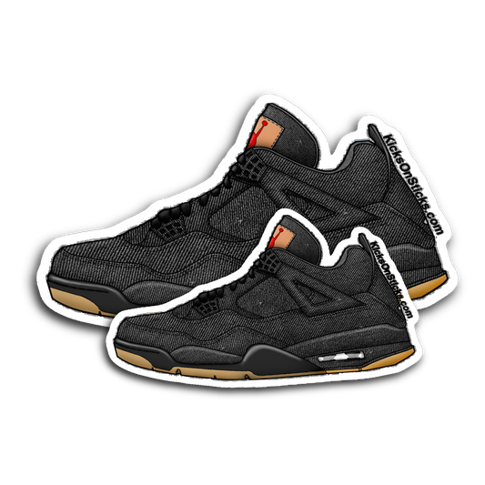 Jordan 4 "Levi Black" Sneaker Sticker