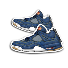 Jordan 4 "Levi Blue" Sneaker Sticker