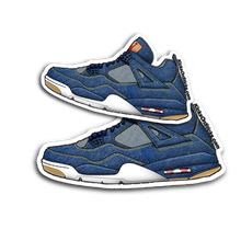 Jordan 4 "Levi Blue" Sneaker Sticker