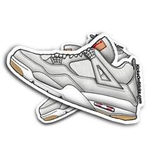 Jordan 4 "Levi White" Sneaker Sticker