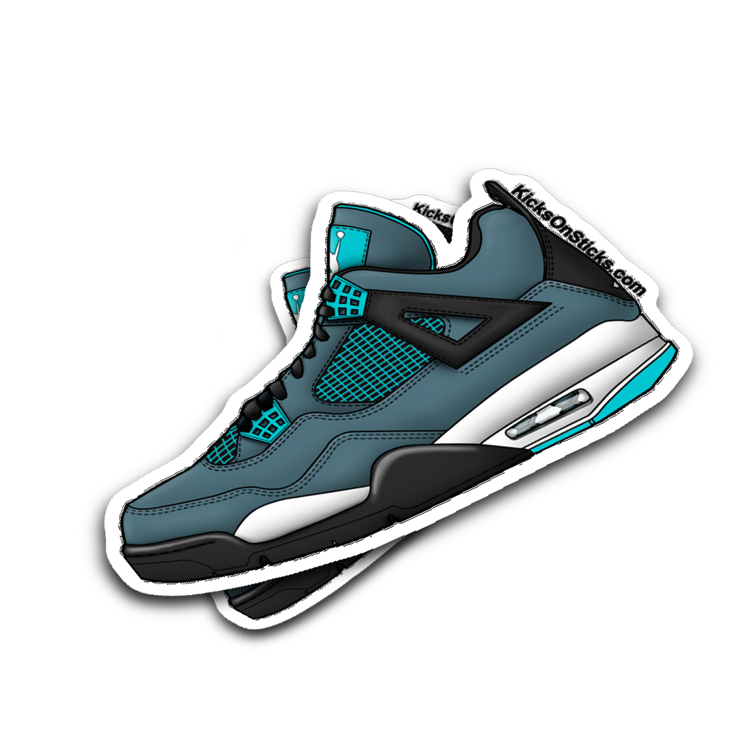 Jordan 4 "Teal" Sneaker Sticker