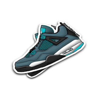 Jordan 4 "Teal" Sneaker Sticker