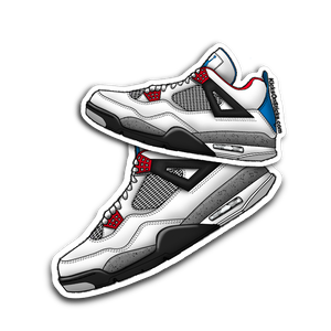 Jordan 4 "What The" Sneaker Sticker