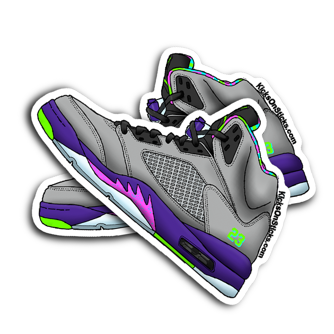 Jordan 5 "Bel-Air" Sneaker Sticker