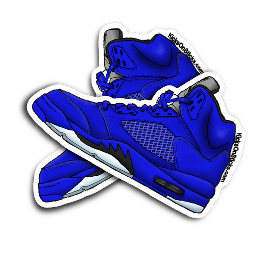 Jordan 5 "Blue Suede" Sneaker Sticker