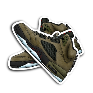 Jordan 5 "Fear" Sneaker Sticker