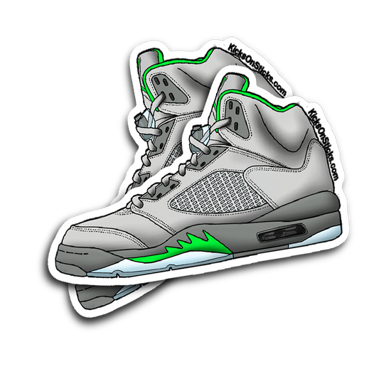 Jordan 5 "Green Bean" Sneaker Sticker