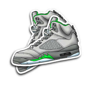 Jordan 5 "Green Bean" Sneaker Sticker