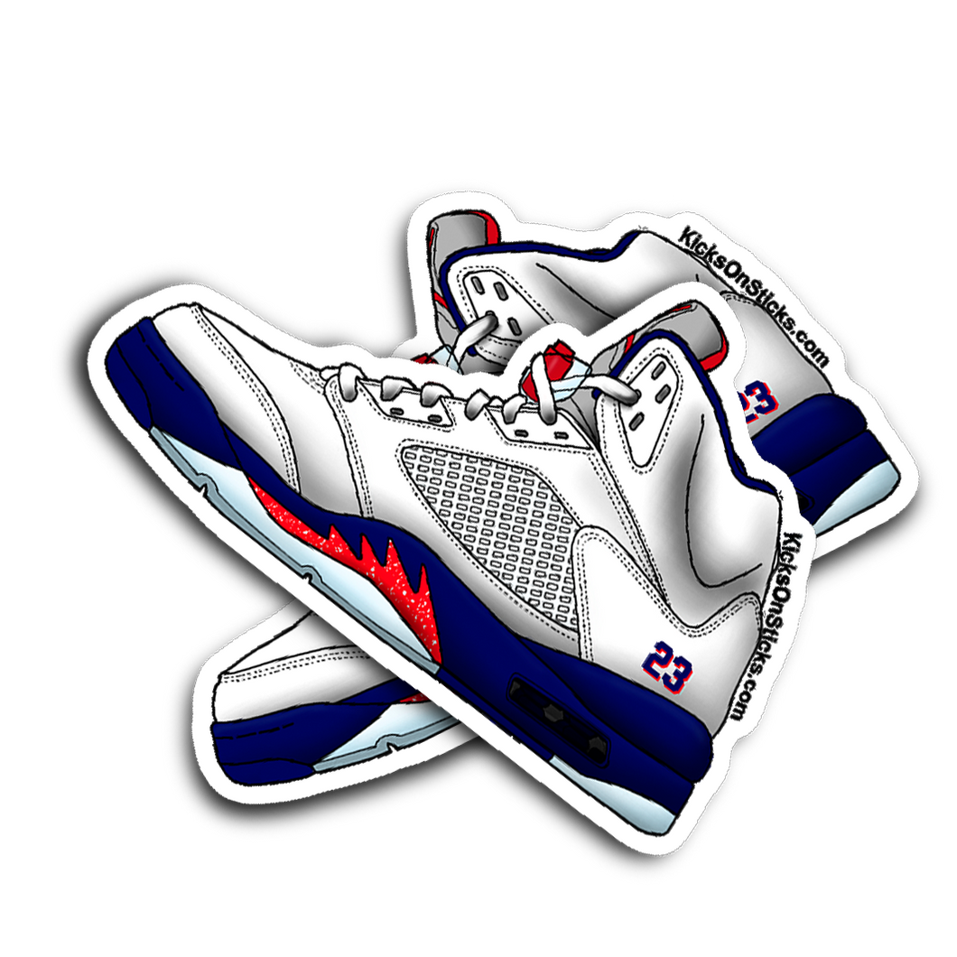 Jordan 5 Independence Day Sneaker Sticker