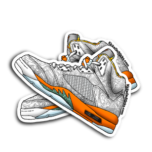 Jordan 5 "Laser" Sneaker Sticker