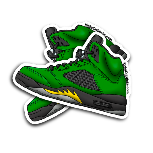 Jordan 5 "Oregon" Sneaker Sticker