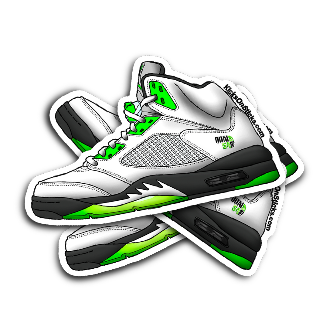 Jordan 5 "Quai" Sneaker Sticker