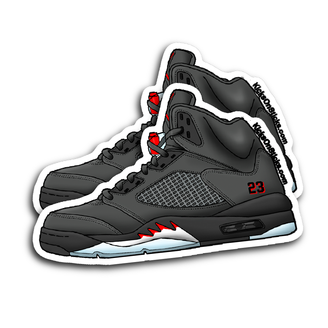 Jordan 5 'Raging Bull" 3M Sneaker Sticker