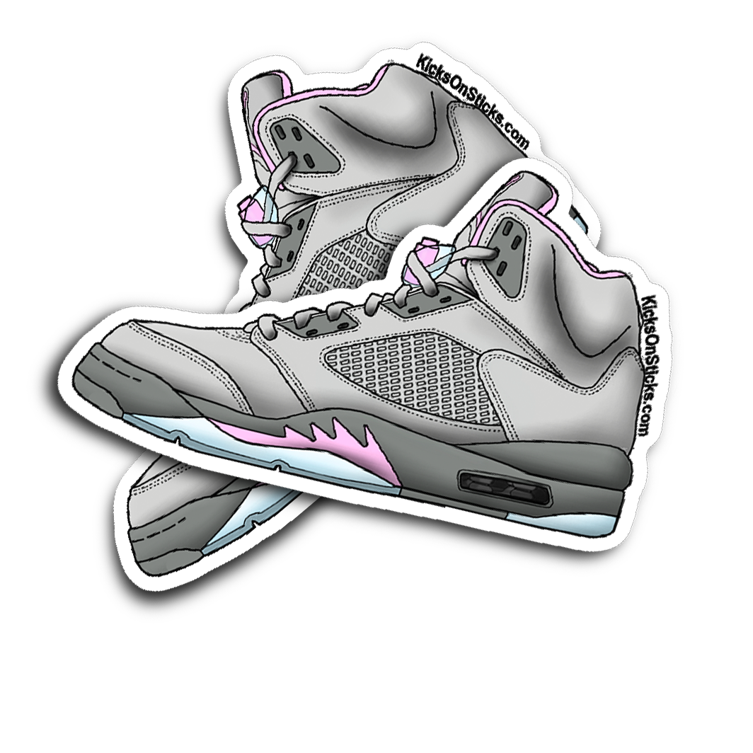 Jordan 5 "Shy Pink" Sneaker Sticker