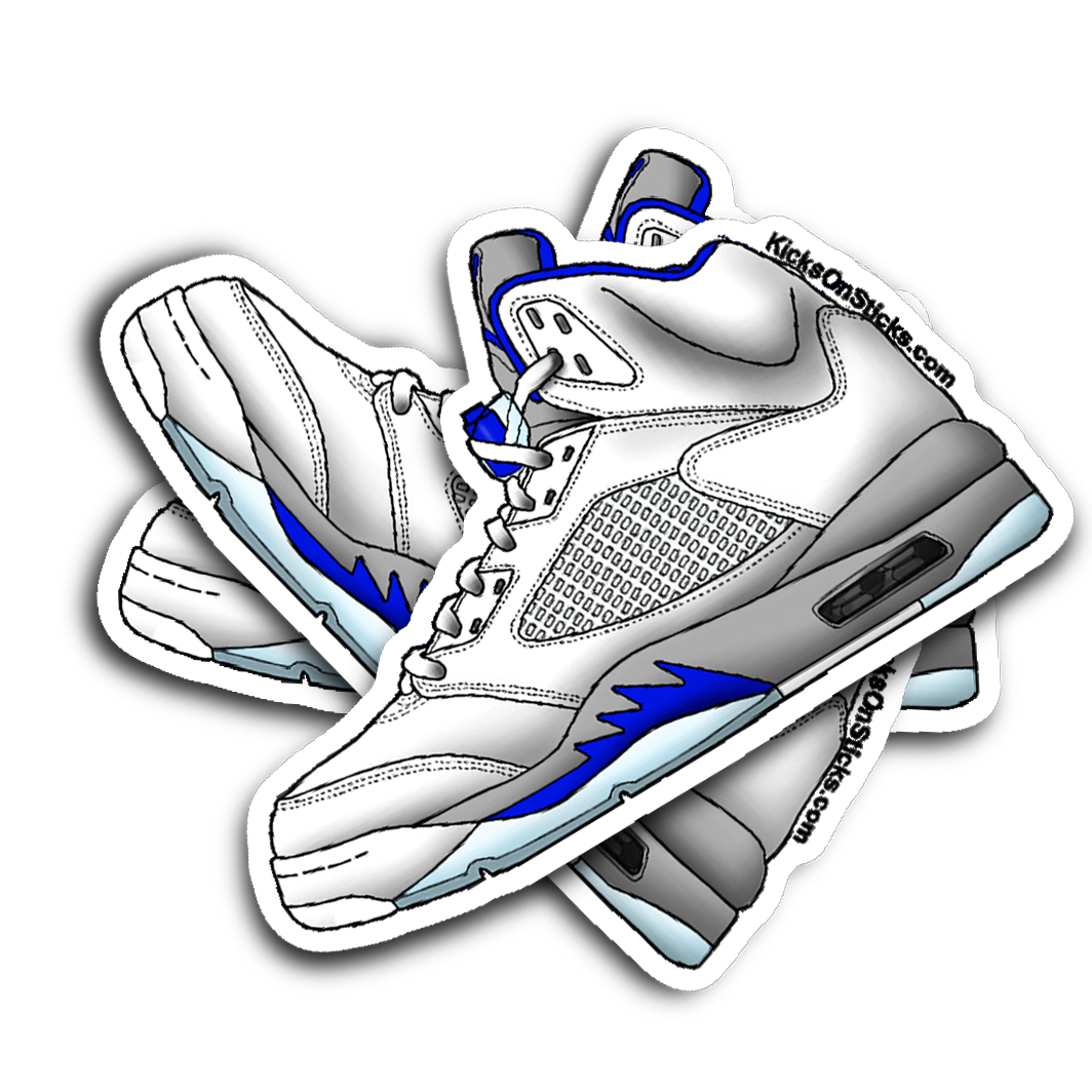 Jordan 5 "Stealth" Sneaker Sticker