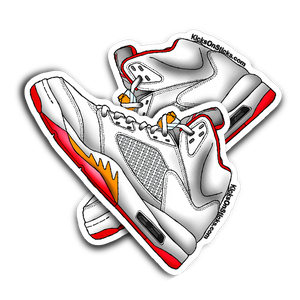 Jordan 5 "Sunset" Sneaker Sticker