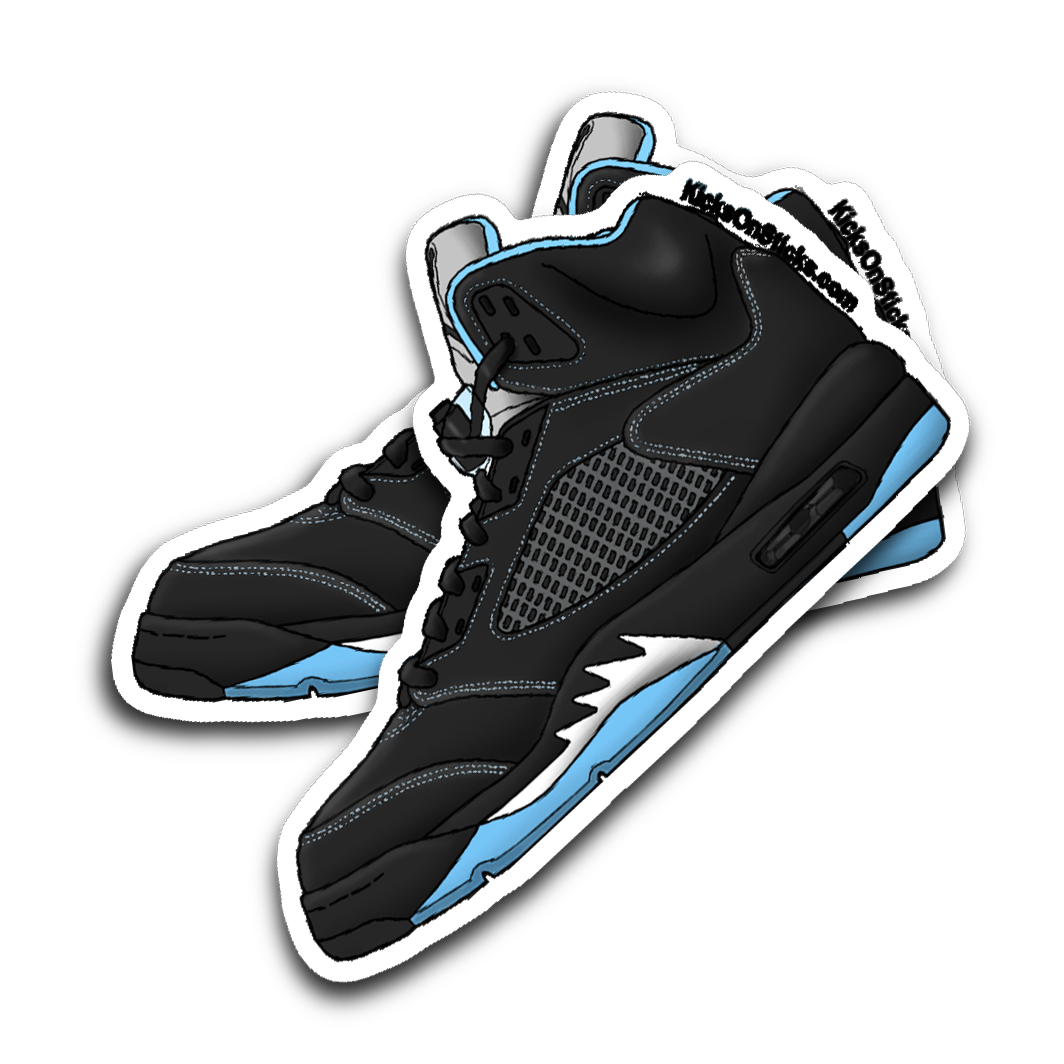 Jordan 5 "University Blue" Sneaker Sticker