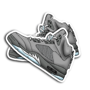 Jordan 5 "Wolf Grey" Sneaker Sticker