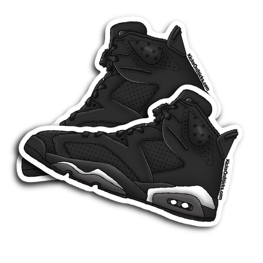 Jordan 6 "Black Cat" Sneaker Sticker