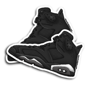 Jordan 6 "Black Cat" Sneaker Sticker