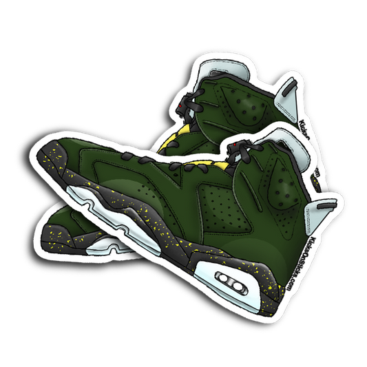 Jordan 6 "Champagne" Sneaker Sticker