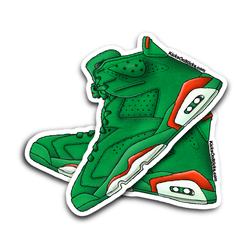 Jordan 6 Gatorade Green Sneaker Sticker