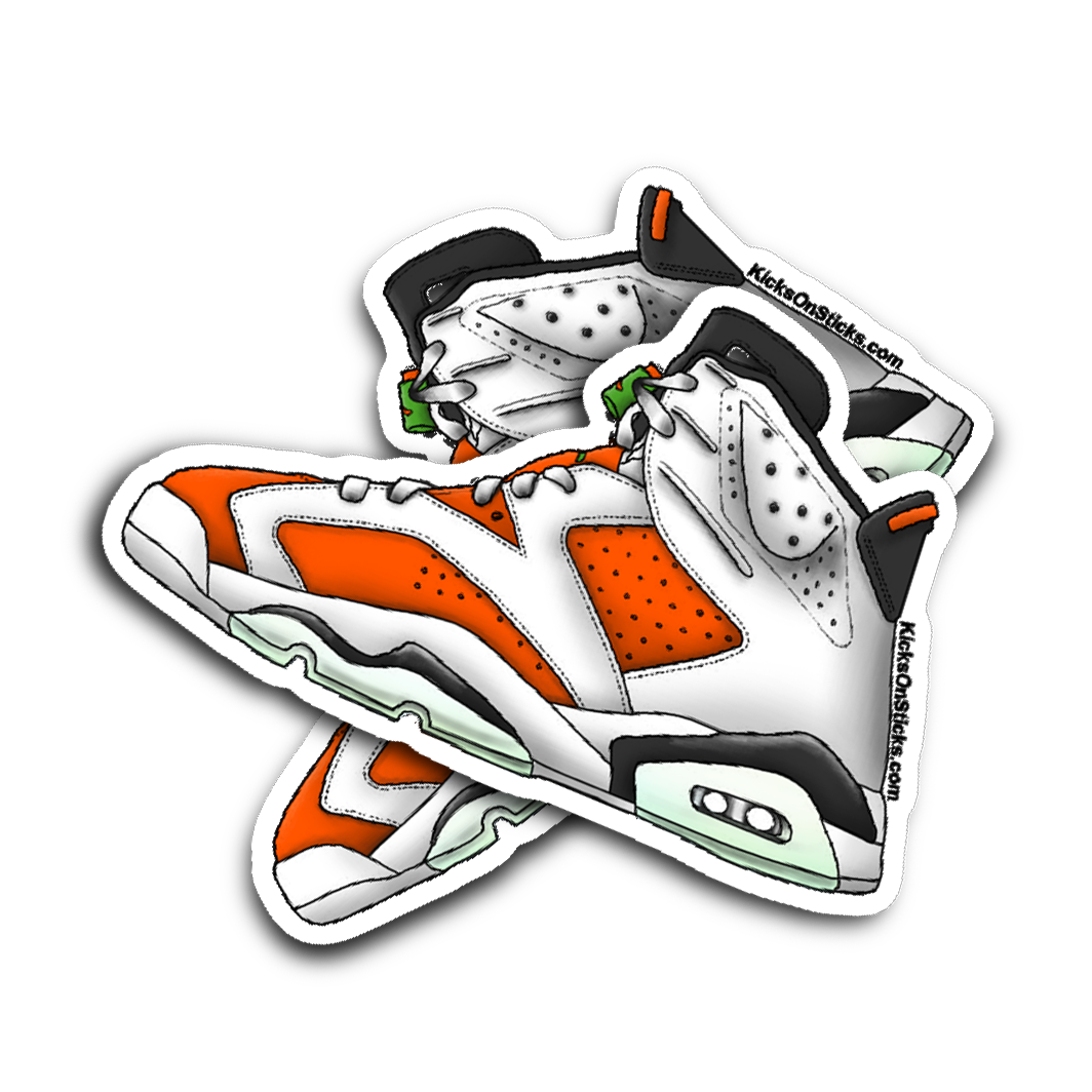 Jordan 6 "Gatorade" Sneaker Sticker